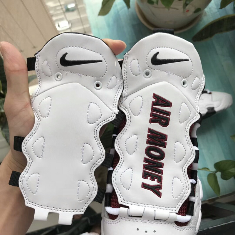Authentic Nike Air More Moeny white&black 